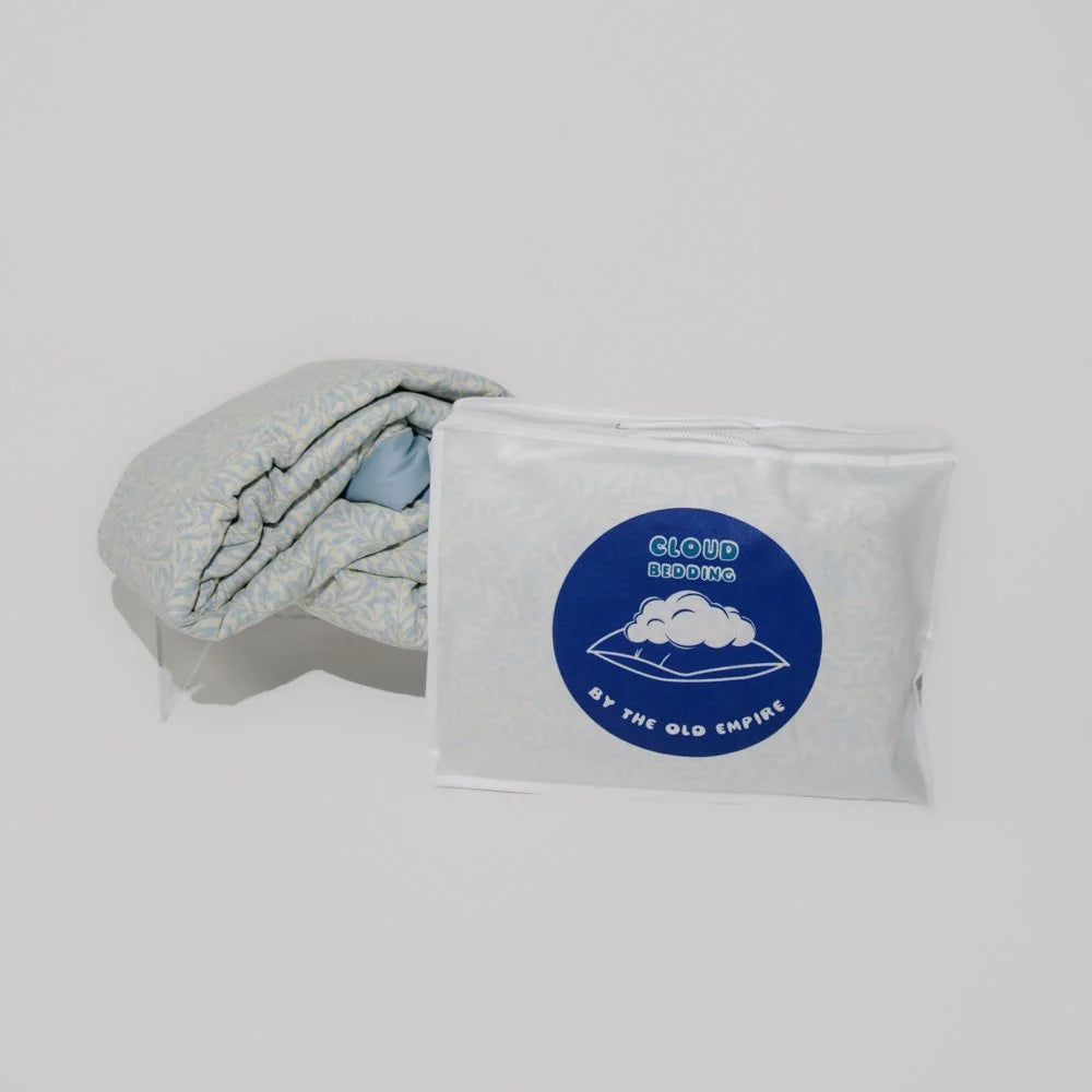Cloud Comfort (Blue Leaves)