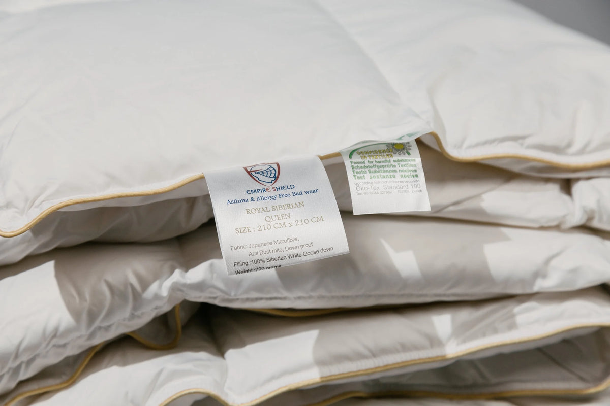 Empire Shield Royal 100% Siberian Down Duvet