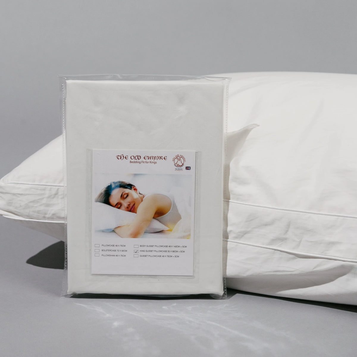 Gusset Pillow Case 100% Egyptian Cotton