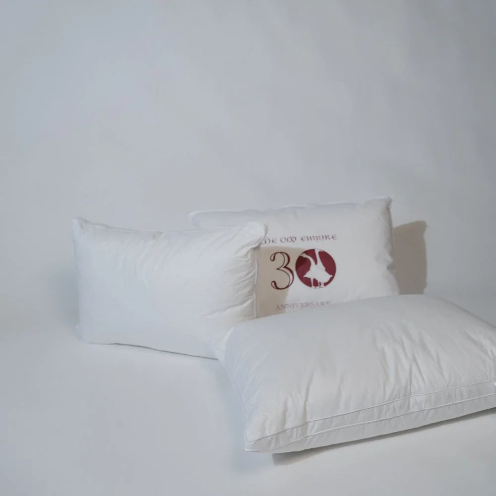 Oxford Gusset Microfibre Pillow, Set of 2